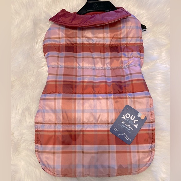 ⚪️Plaid dog jacket (reversible ) - Picture 1 of 9